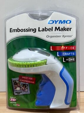 DYMO Embossing Label Maker Organizer Xpress BRAND NEW Office Crafts Home 12965